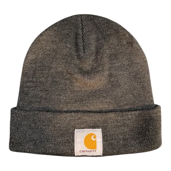 Men’s/Adult Carhartt Beanie Hat OSFA One Size Fits All Heather Gray - Picture 1 of 5